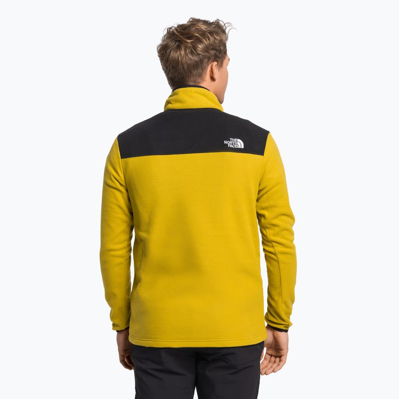Pánska fleecová mikina The North Face Homesafe Snap Neck Fleece Pullover yellow NF0A55HM76S1 4