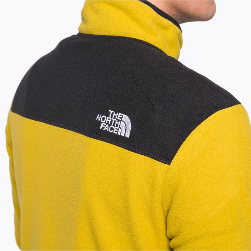 Pánska fleecová mikina The North Face Homesafe Snap Neck Fleece Pullover yellow NF0A55HM76S1 5
