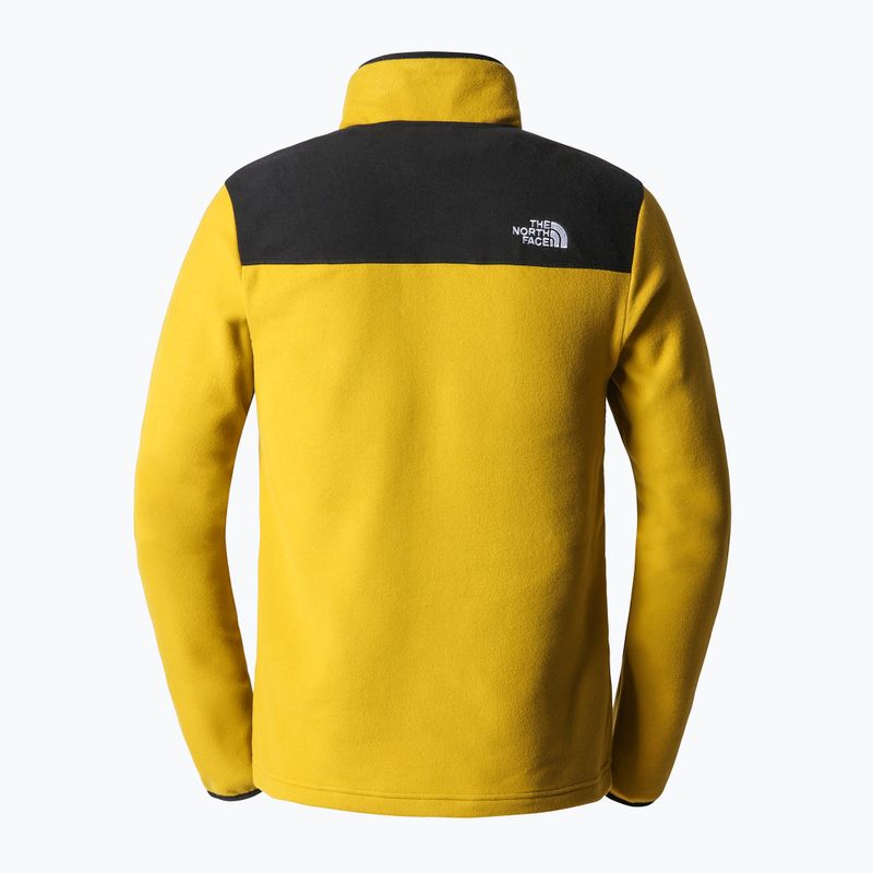 Pánska fleecová mikina The North Face Homesafe Snap Neck Fleece Pullover yellow NF0A55HM76S1 9