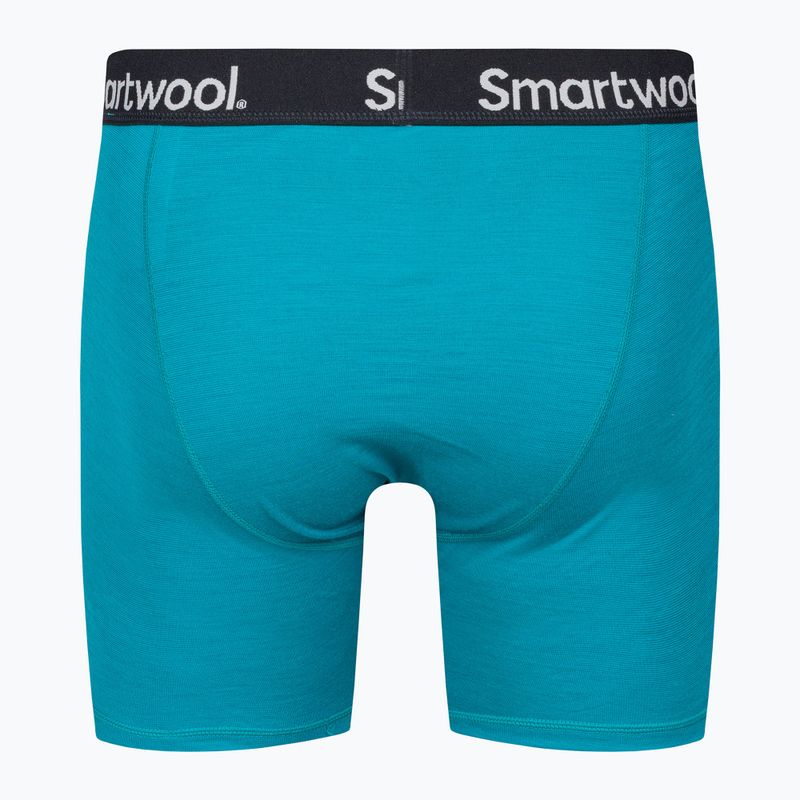 Pánske termo boxerky Smartwool Brief Boxed deep lake 2