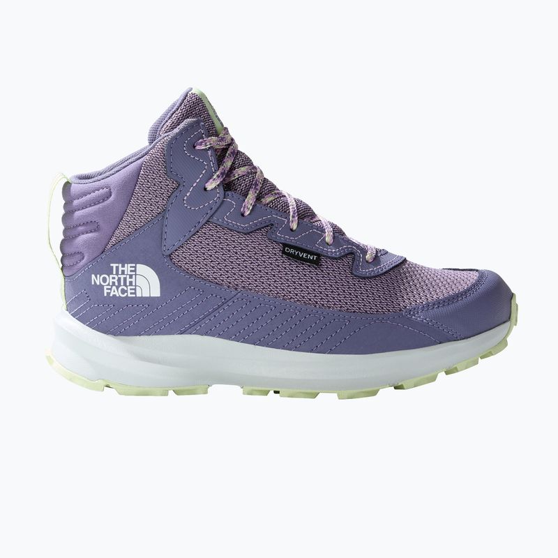 Detské trekové topánky The North Face Fastpack Hiker Mid Wp lunar slate/lupine 12