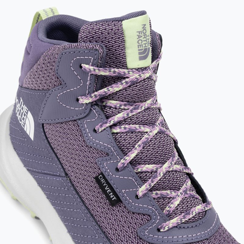 Detské trekové topánky The North Face Fastpack Hiker Mid Wp lunar slate/lupine 8