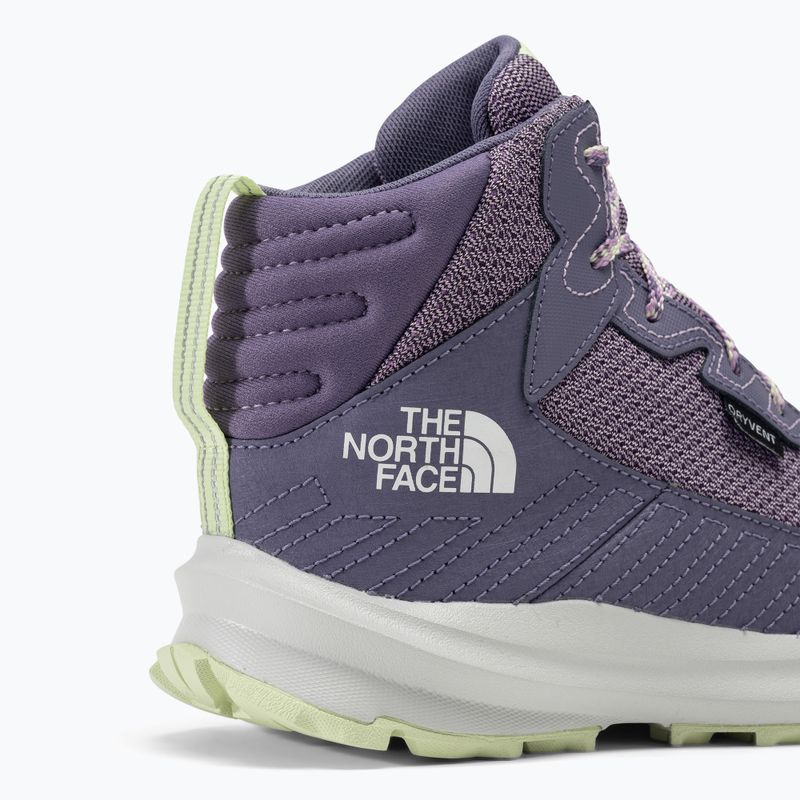 Detské trekové topánky The North Face Fastpack Hiker Mid Wp lunar slate/lupine 9