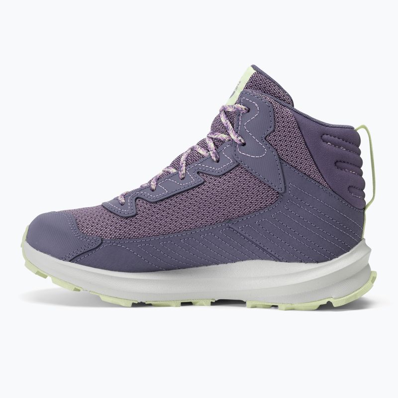 Detské trekové topánky The North Face Fastpack Hiker Mid Wp lunar slate/lupine 10