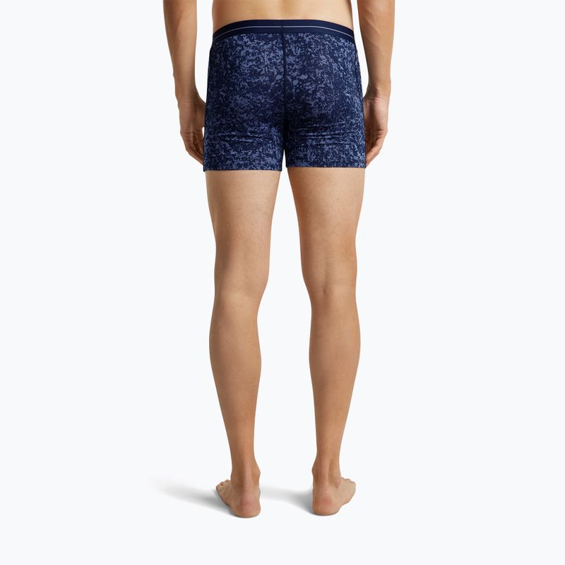 Pánske termo boxerky Icebreaker Merino 150 Anatomica Moss Bloom midnight navy/aop 4