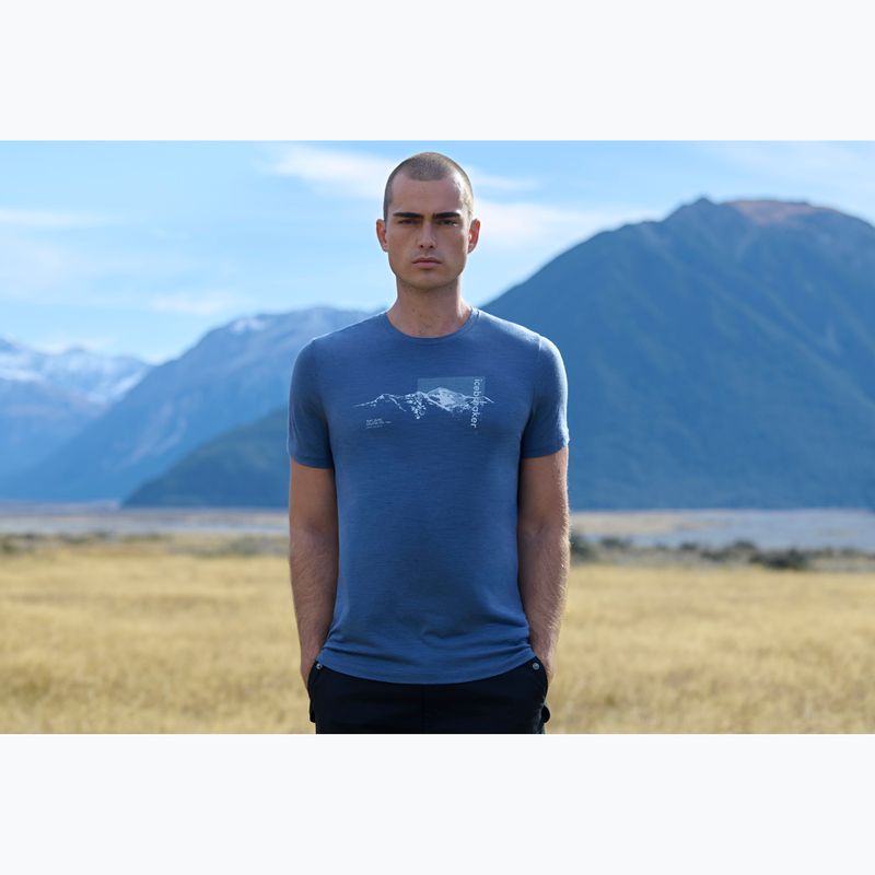 Pánske termo tričko Icebreaker Merino 150 Tech Lite Pure Altitude Dawn 8
