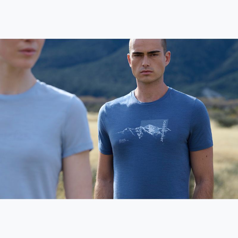 Pánske termo tričko Icebreaker Merino 150 Tech Lite Pure Altitude Dawn 9