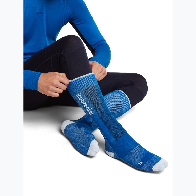 Pánske lyžiarske ponožky Icebreaker Merino Ski+ lazuri/snow/midnavy 4