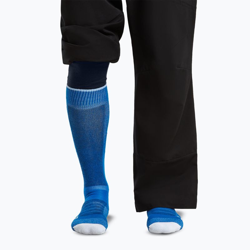 Pánske lyžiarske ponožky icebreaker Merino Ski+ Medium OTC lazuri/snow/midnavy 3