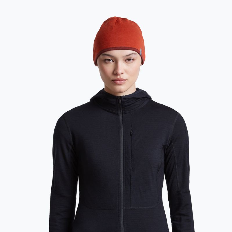 Čiapka icebreaker Merino 200 Oasis Reversible Beanie agate/port 10