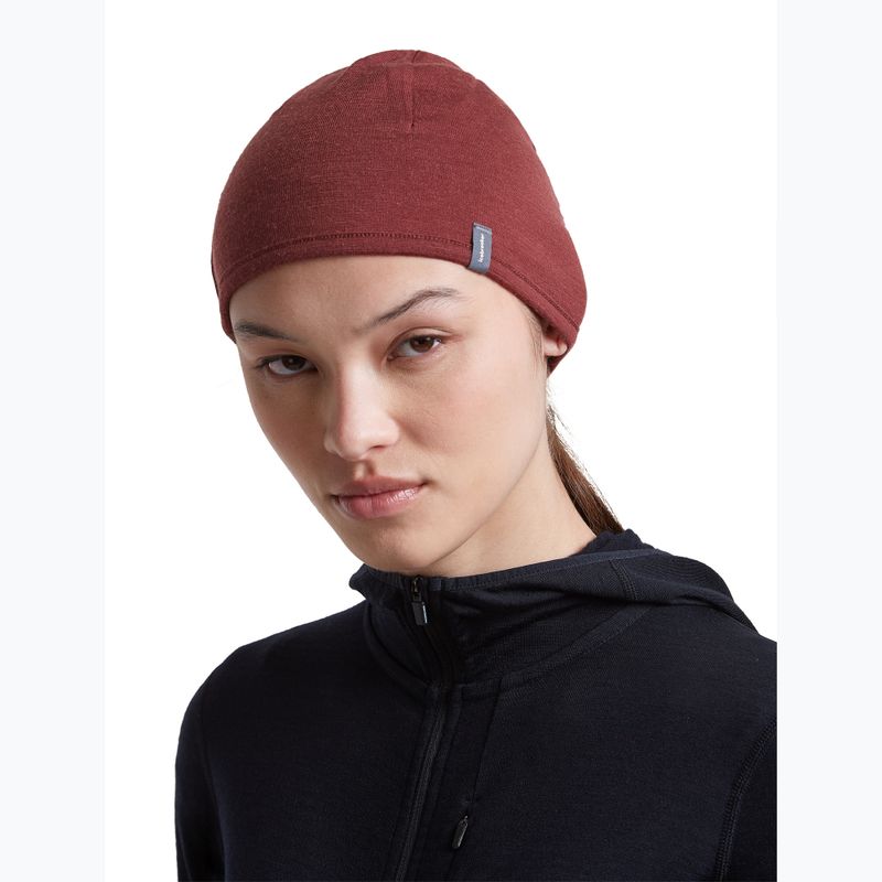 Čiapka icebreaker Merino 200 Oasis Reversible Beanie agate/port 11