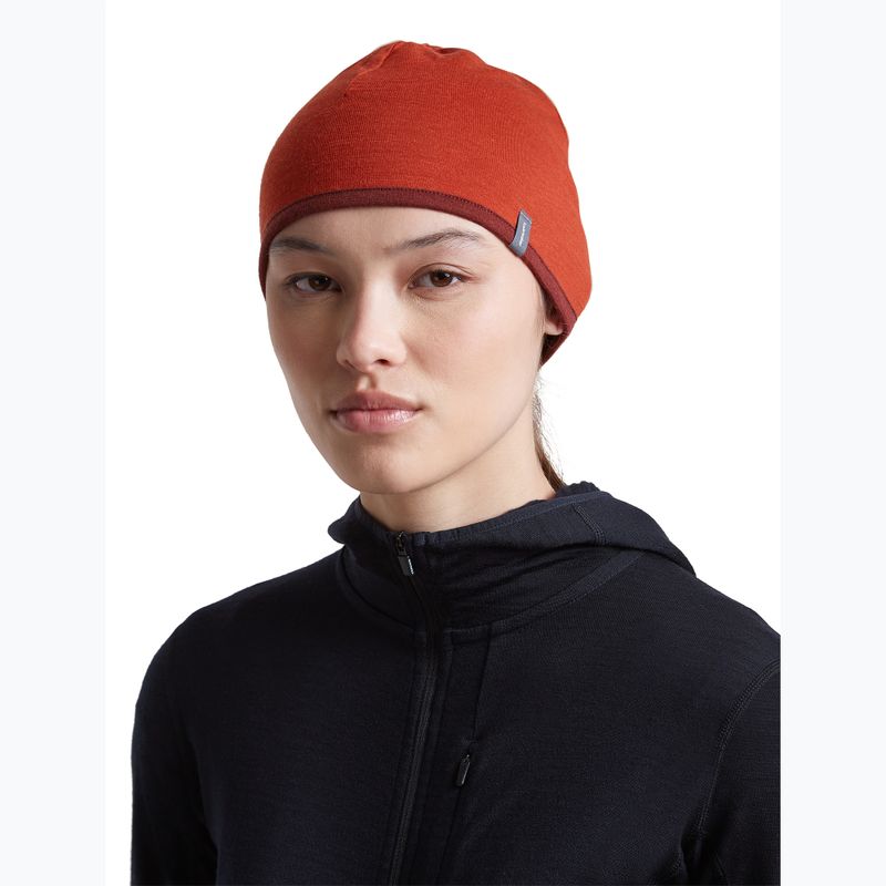 Čiapka icebreaker Merino 200 Oasis Reversible Beanie agate/port 12