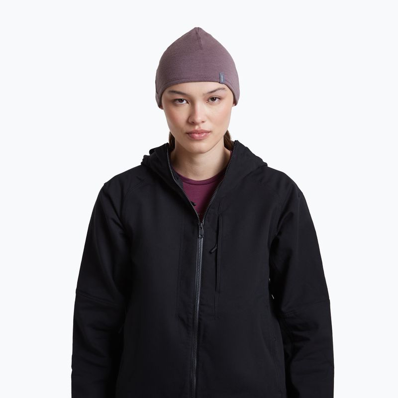 Čiapka icebreaker Merino 200 Oasis Reversible Beanie berry/grey plum 10