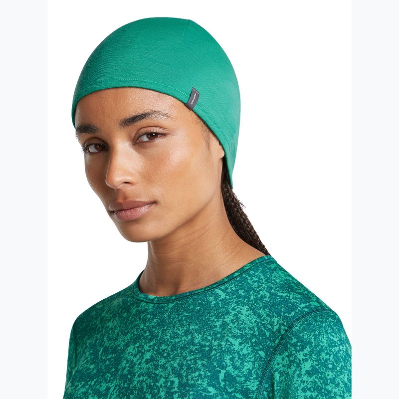Čiapka icebreaker Merino 200 Oasis Reversible Beanie tidal teal/fresh 12