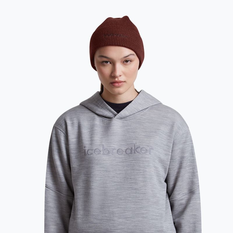 Zimná čiapka icebreaker Merino All Day Toque Beanie port/bittersweet 5