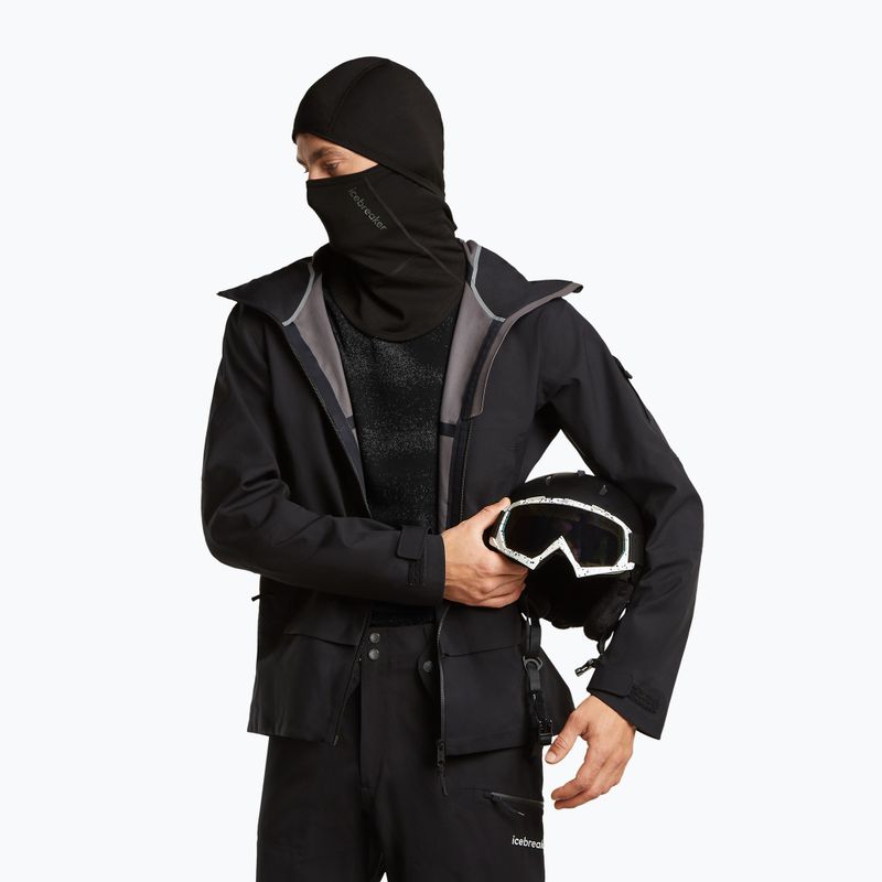 Kukla Icebreaker Merino 360 RealFleece Elemental Balaclava black 3