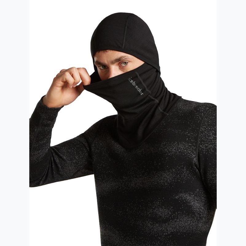 Kukla Icebreaker Merino 360 RealFleece Elemental Balaclava black 4