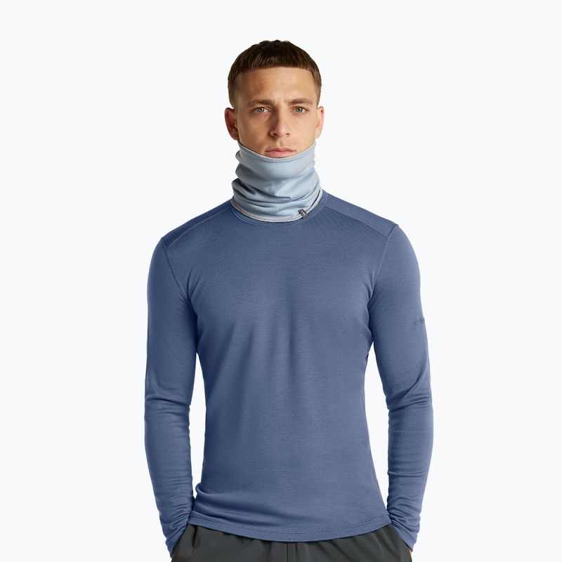 Nákrčník icebreaker Merino 260 Oasis Vertex Reversible Chute Chillwave snow/zinc blue 2