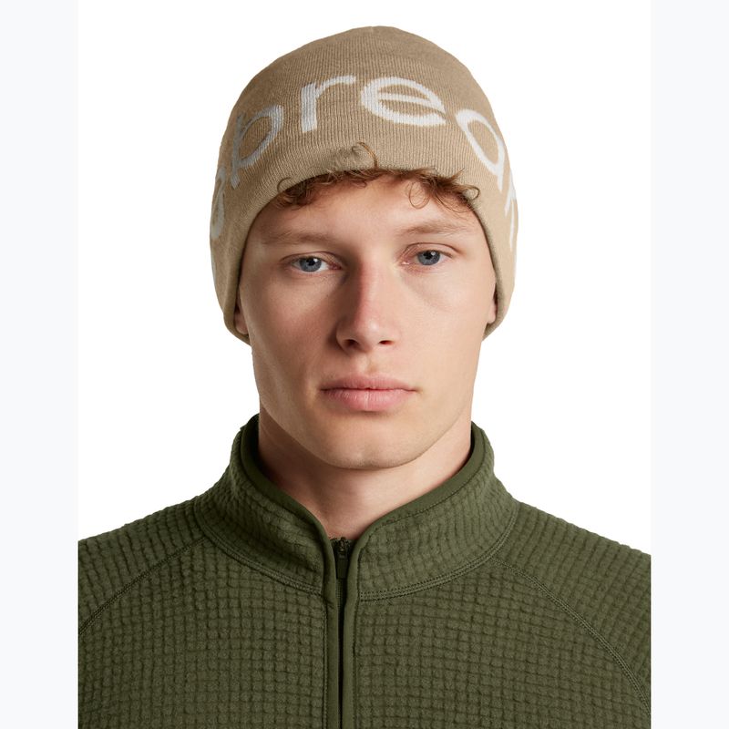 Zimná čiapka icebreaker Merino Icebreaker Beanie cumin/ecru heather 3