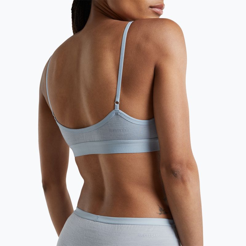 Termo podprsenka icebreaker Merino 150 Siren Bra Inserts zinc blue 6