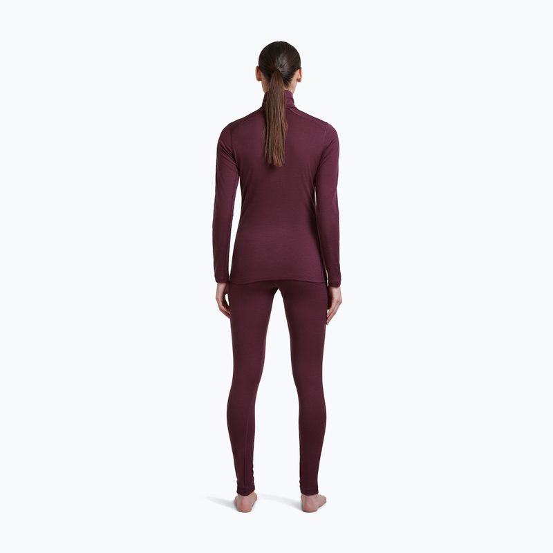 Dámske termonohavice Icebreaker Merino 200 Oasis High Rise Leggins dark berry 4