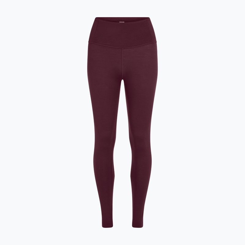 Dámske termonohavice Icebreaker Merino 200 Oasis High Rise Leggins dark berry 6