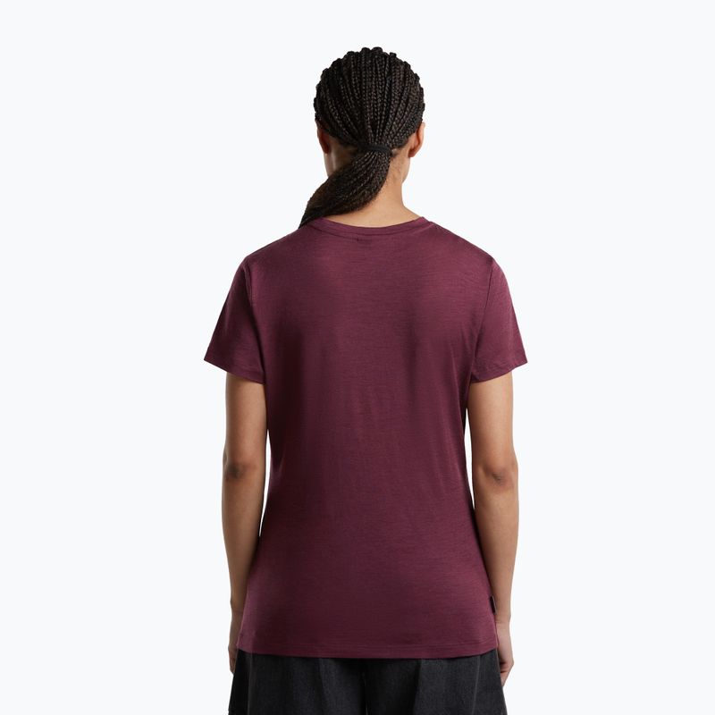 Dámske trekingové tričko icebreaker Merino 150 Tech Lite III dark berry 3