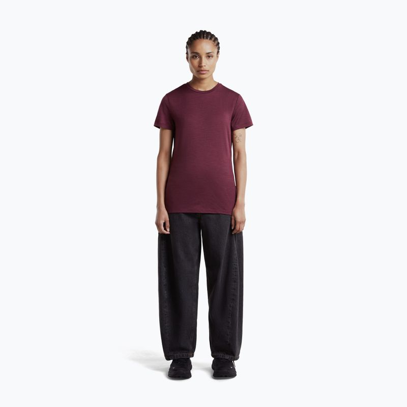 Dámske trekingové tričko icebreaker Merino 150 Tech Lite III dark berry 4