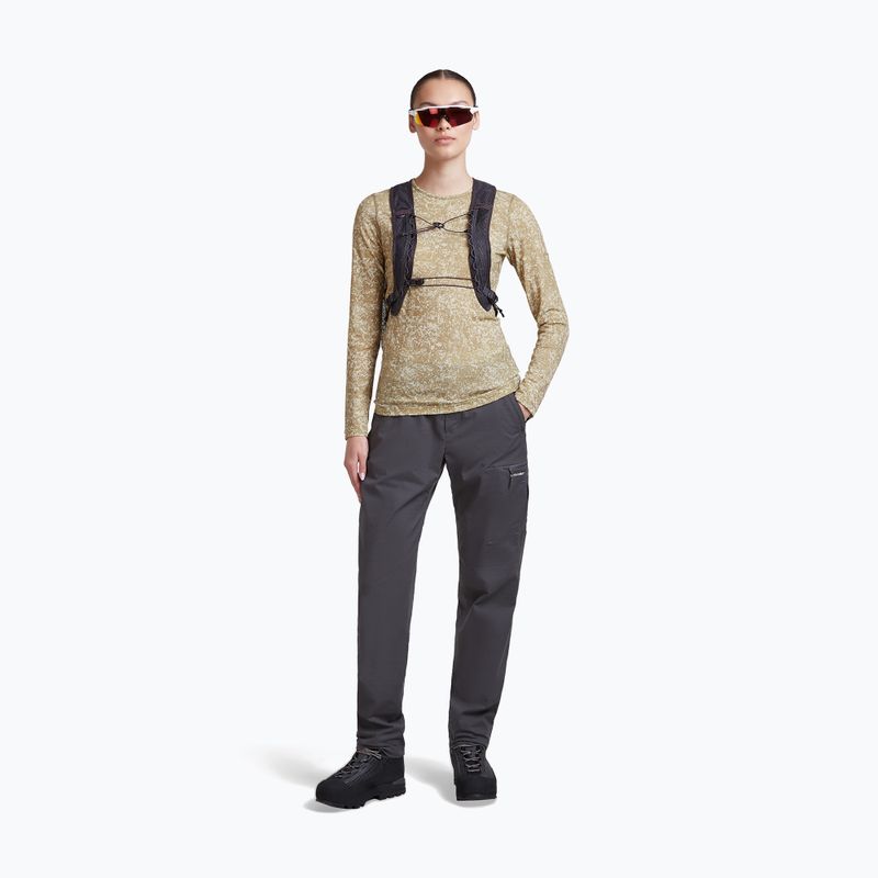 Dámske tričko longsleeve icebreaker Merino 200 Oasis Crewe Moss Bloom cumin/undyed/aop 2