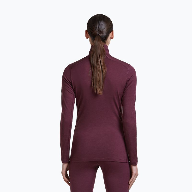 Dámska termo bielizeň Icebreaker 200 Oasis LS Half Zip dark berry 3