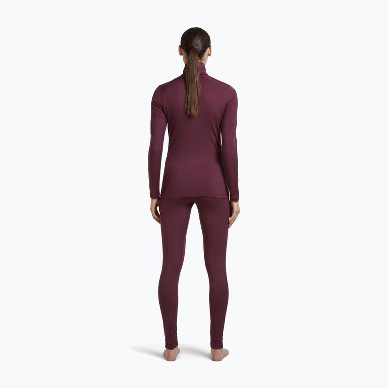 Dámska termo bielizeň Icebreaker 200 Oasis LS Half Zip dark berry 5
