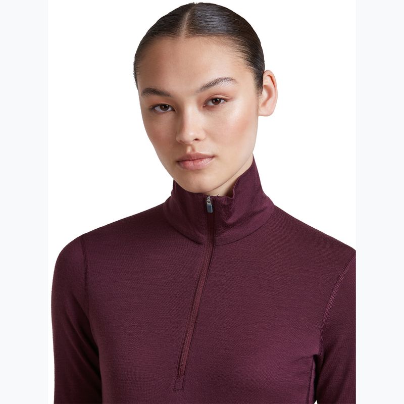 Dámska termo bielizeň Icebreaker 200 Oasis LS Half Zip dark berry 6