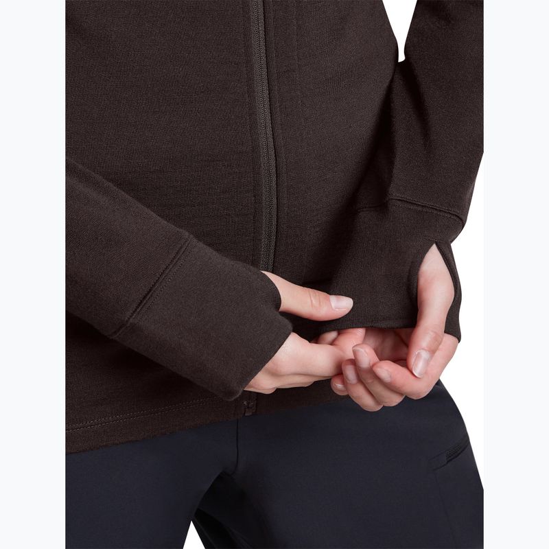 Dámska mikina Icebreaker Merino 260 Quantum IV LS Zip Hoodie bittersweet 8