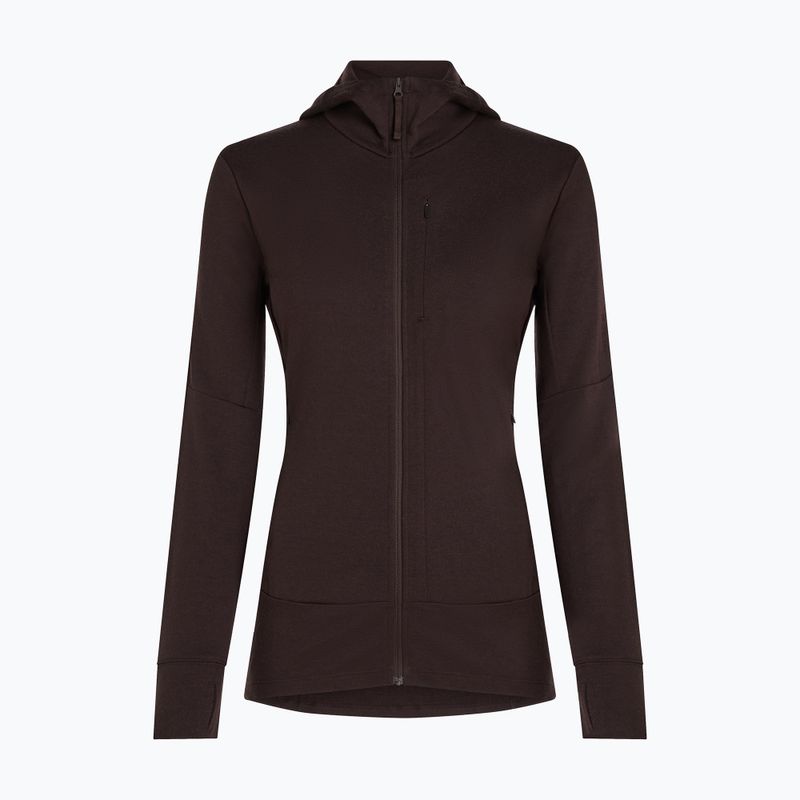Dámska mikina Icebreaker Merino 260 Quantum IV LS Zip Hoodie bittersweet 9