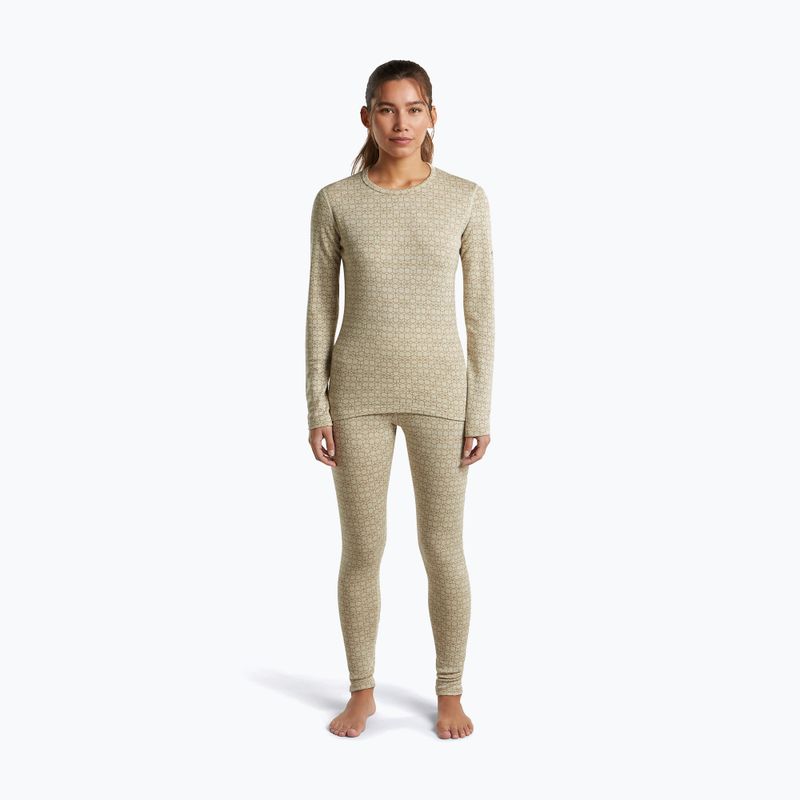 Dámska termo bielizeň Icebreaker Merino 260 Tech Vertex Crewe Undyed/Cumin 2