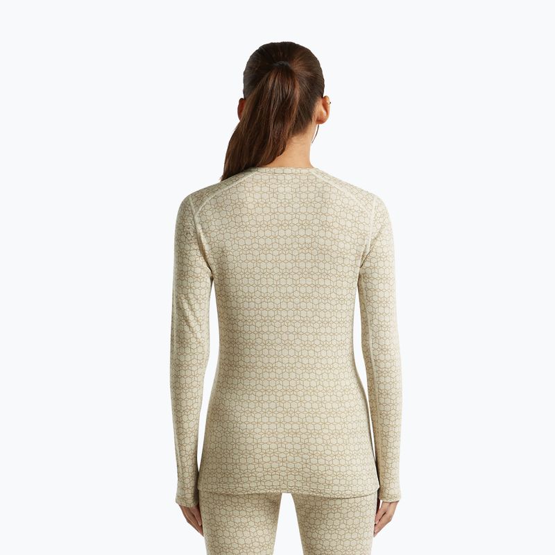 Dámska termo bielizeň Icebreaker Merino 260 Tech Vertex Crewe Undyed/Cumin 3