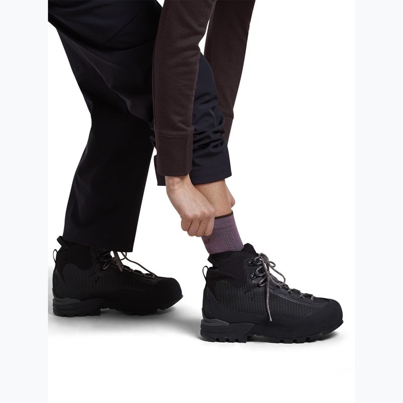 Dámske ponožky Icebreaker Merino Hike+ Ultralight Quarter grey plum/bittersweet 5