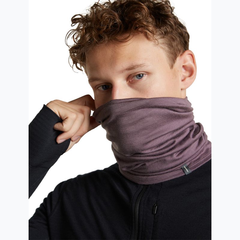 Multifunkčná šatka icebreaker Flexi Chute grey plum 4