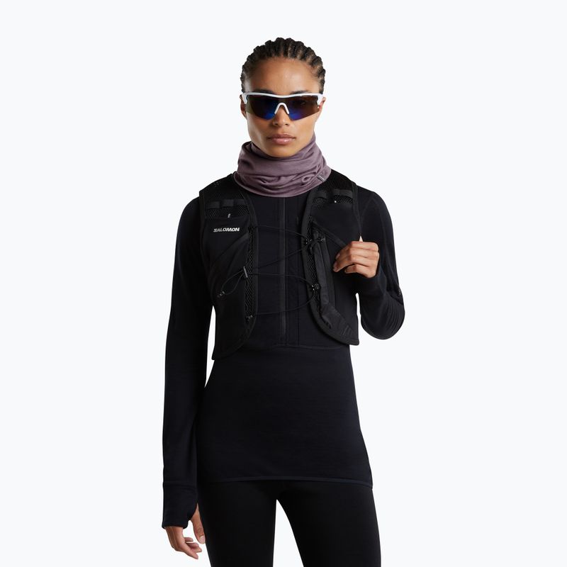Multifunkčná šatka icebreaker Flexi Chute grey plum 5