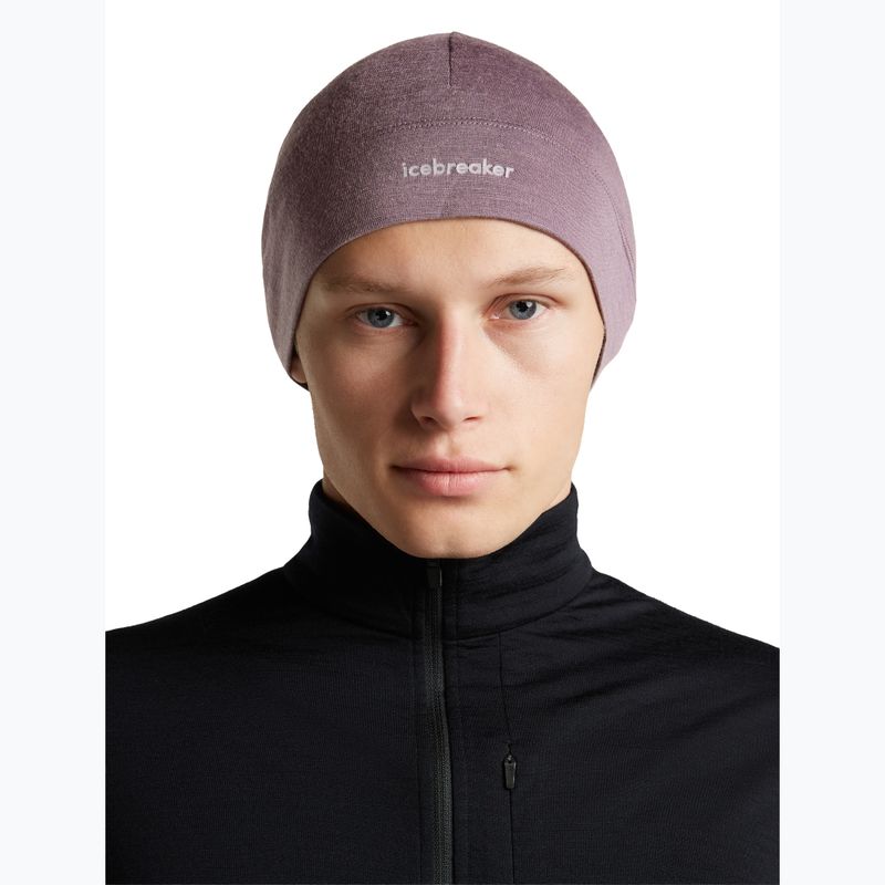Zimná čiapka icebreaker Merino 200 Oasis Beanie grey plum 4