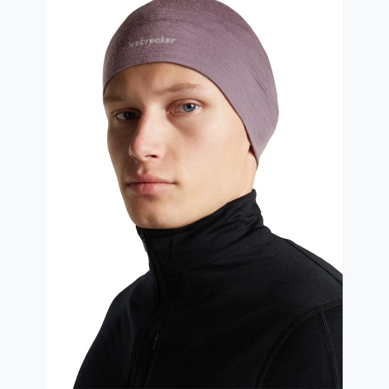 Zimná čiapka icebreaker Merino 200 Oasis Beanie grey plum 5