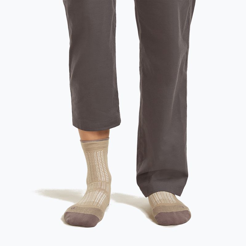 Dámske ponožky Icebreaker Merino Hike+ Ultralight Quarter pink quartz/porcini 3