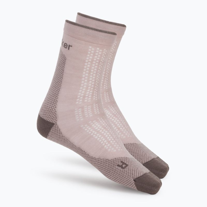 Dámske ponožky Icebreaker Merino Hike+ Ultralight Quarter pink quartz/porcini