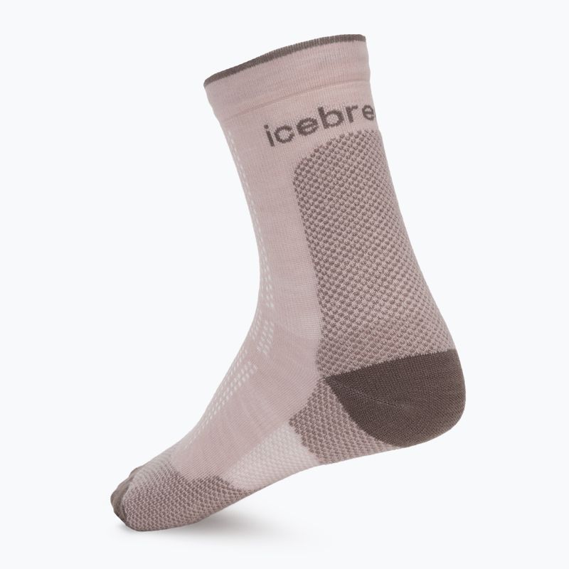 Dámske ponožky Icebreaker Merino Hike+ Ultralight Quarter pink quartz/porcini 2