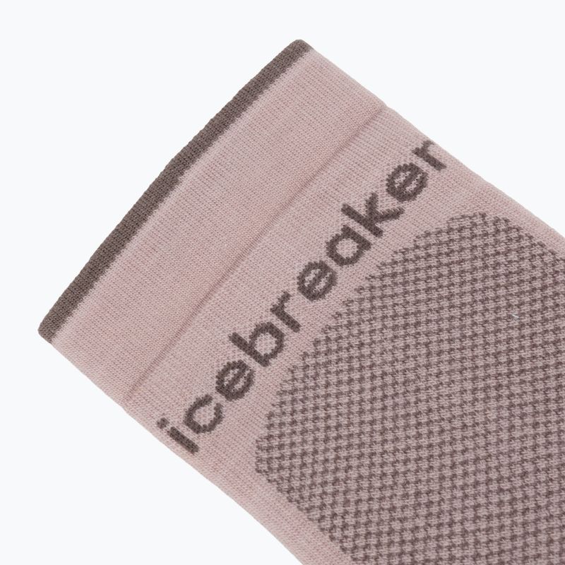 Dámske ponožky Icebreaker Merino Hike+ Ultralight Quarter pink quartz/porcini 3