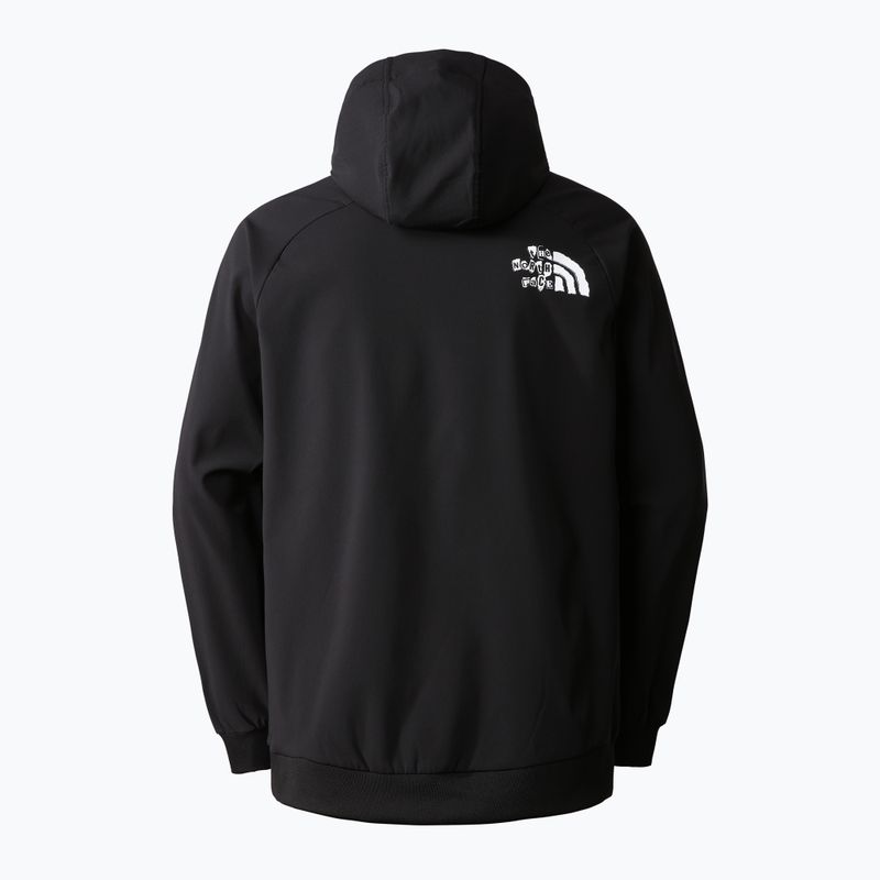 Pánska trekingová mikina The North Face Printed Tekno Hoodie black NF0A7ZUHKY41 11