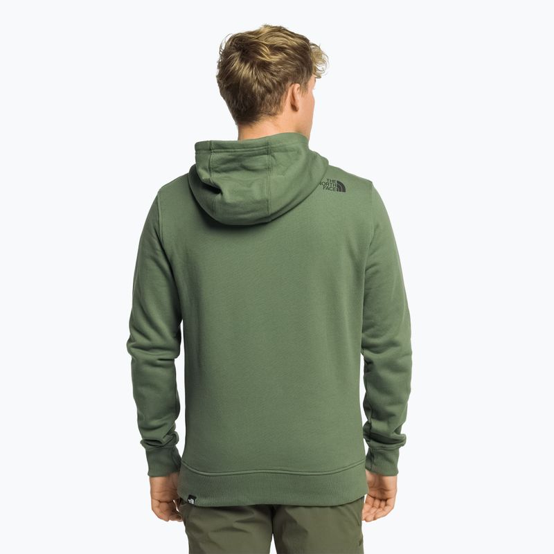 Pánska trekingová mikina The North Face Simple Dome Hoodie green NF0A7X1JNYC1 4
