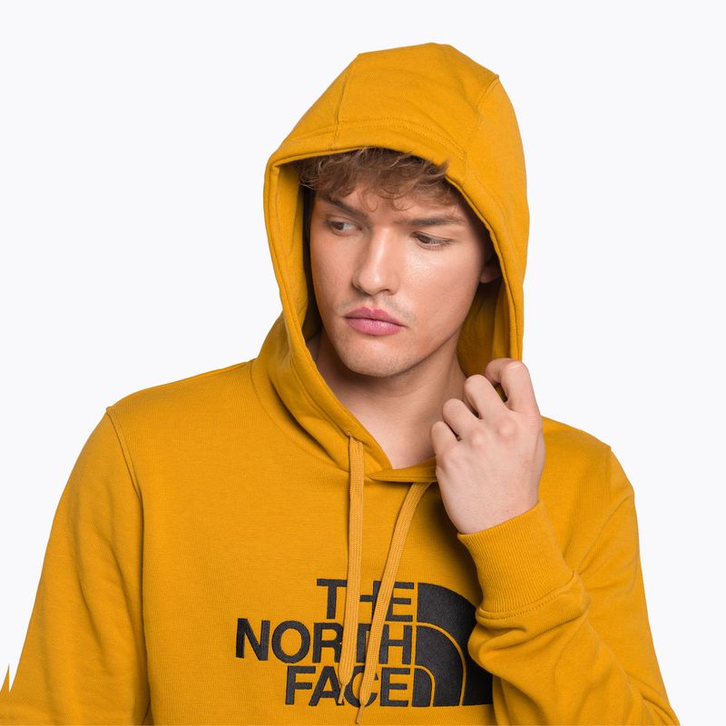 Pánska trekingová mikina The North Face Drew Peak Pullover Hoodie yellow NF00AHJY76S1 5