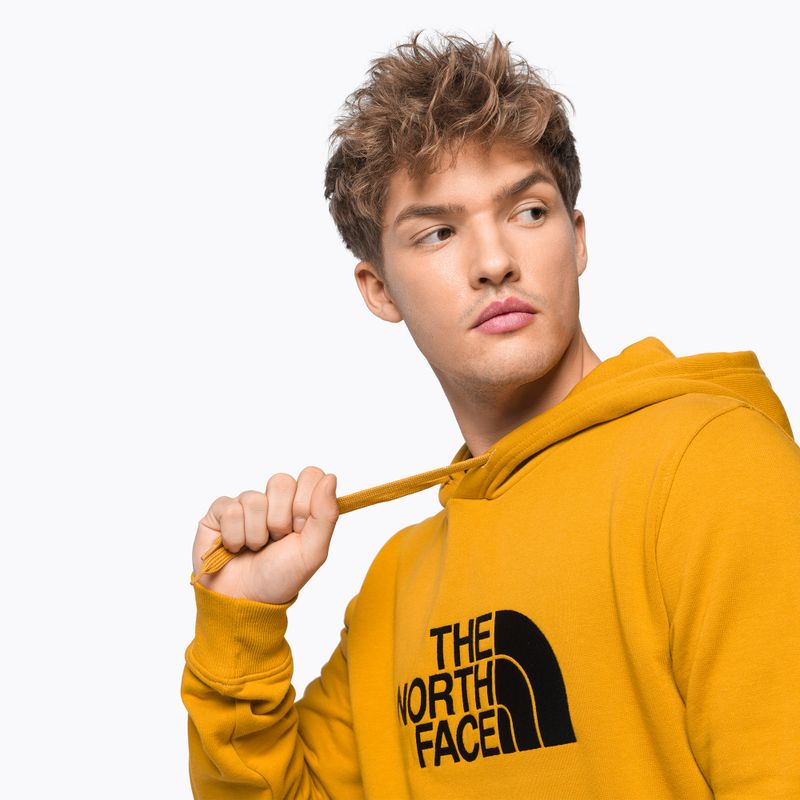 Pánska trekingová mikina The North Face Drew Peak Pullover Hoodie yellow NF00AHJY76S1 6