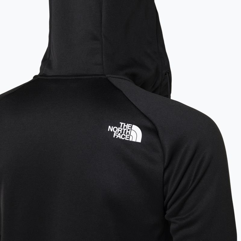 Pánska trekingová mikina The North Face Reaxion Fleece F/Z Hoodie čierno-šedá NFA7Z9OKT1 5